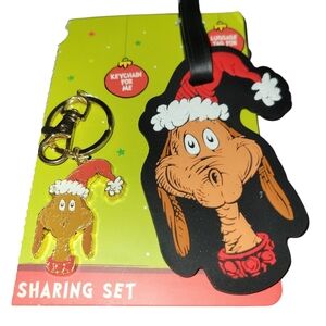 Dr. Seuss Key & Card Holder Set - Red, Black, Gold